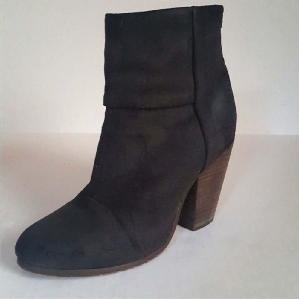 Rag & Bone Black Classic Newbury Ankle Bootie Sz 6